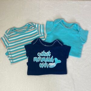 Members Mark Baby Girl Onesies Size 12 months